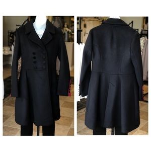 Zara peacoat with military detail